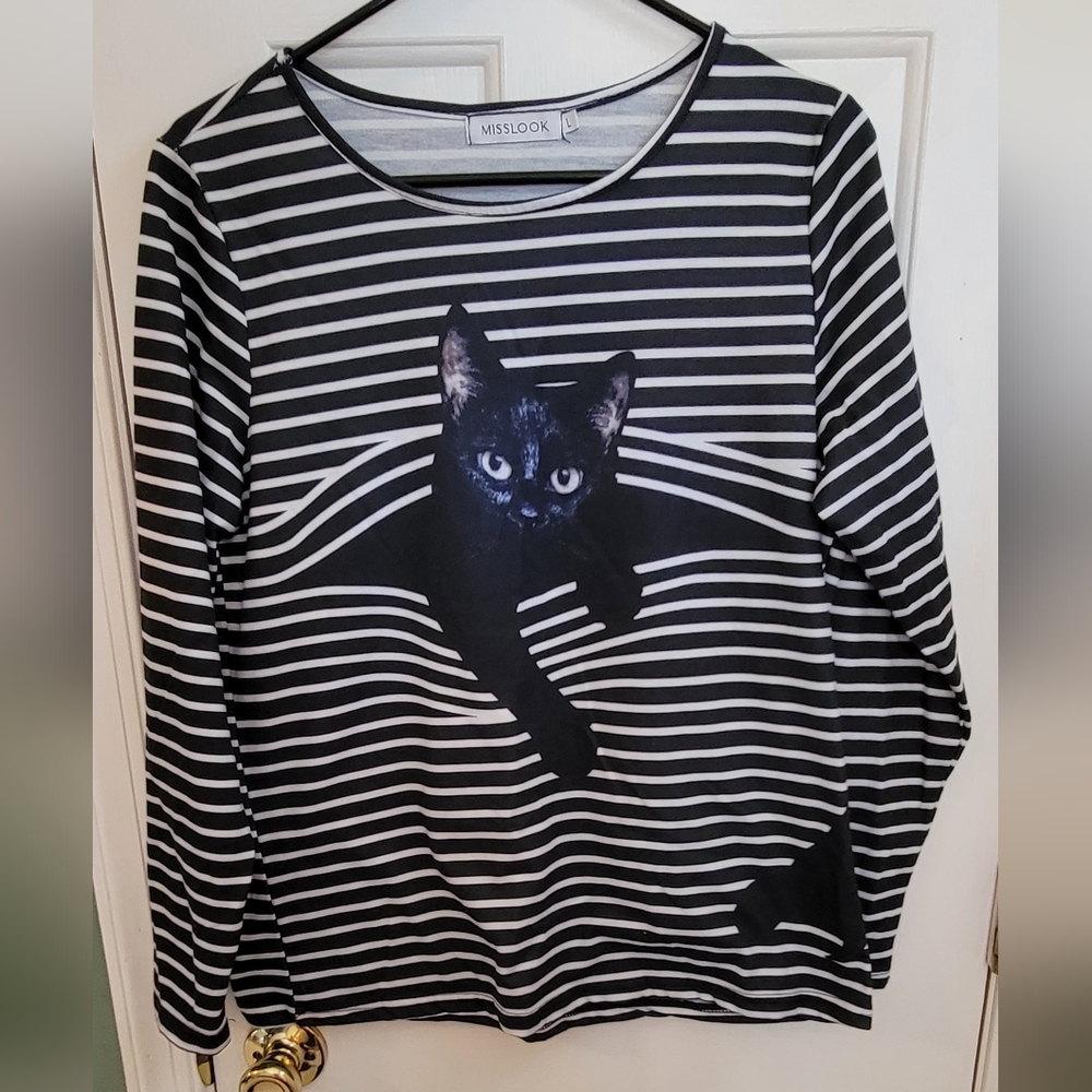 Striped cat sweater
